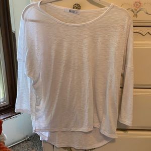 White long sleeve top